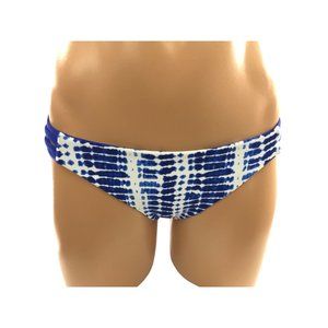 TiniBikini New Bikini Bottoms Blue & White Size Small Nylon/Spandex
